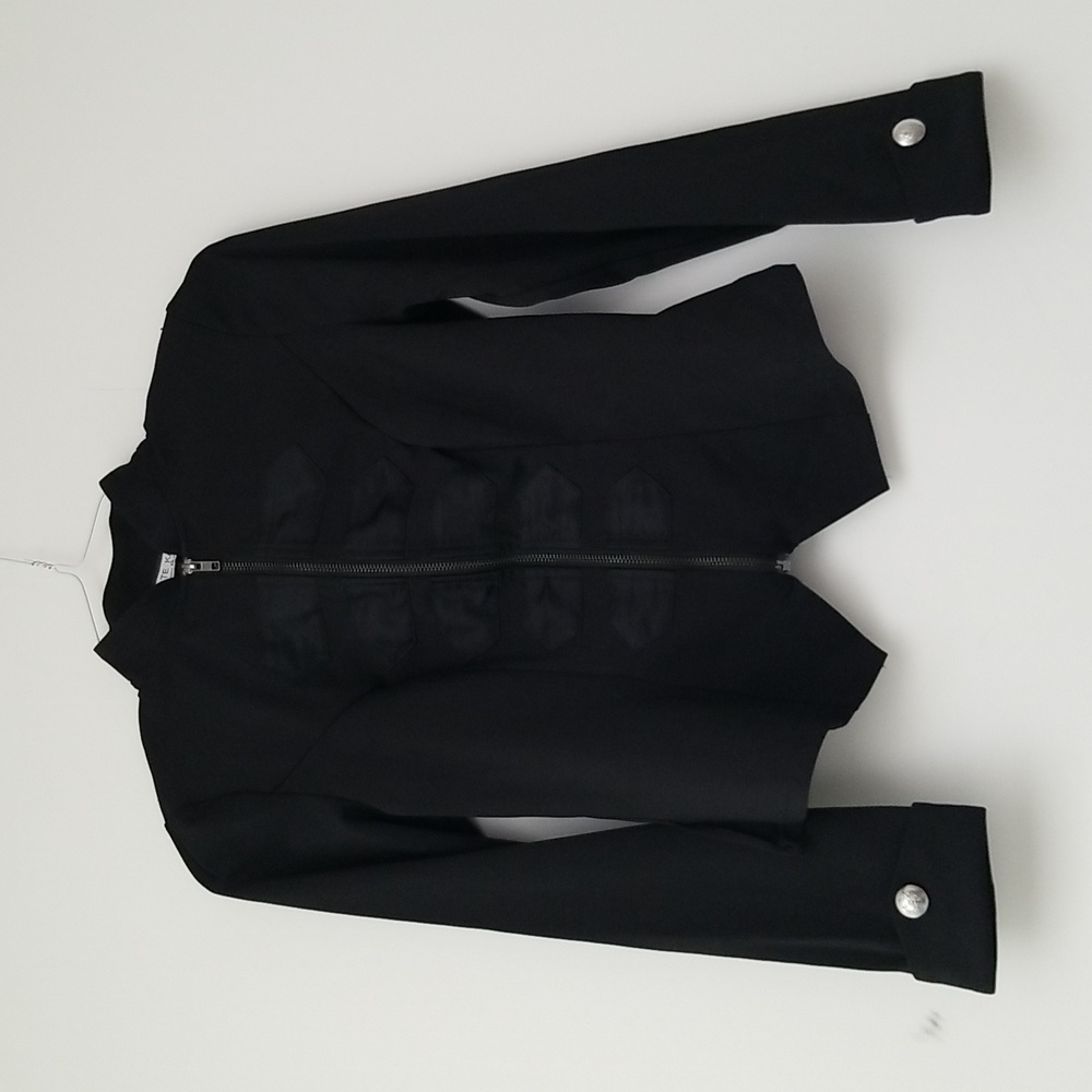 Kate Kasin Black Women's Victorian Steam Punk Jacket Size XS